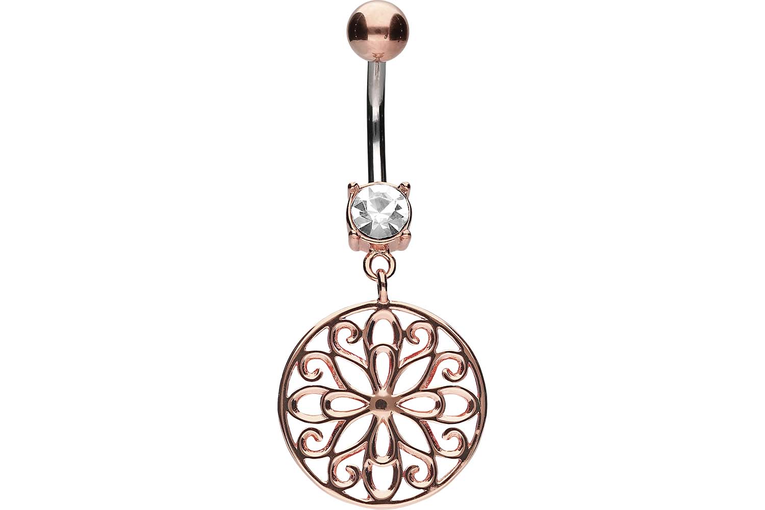 Titan Bananabell mit 925er Silber-Design MANDALA ++SALE++